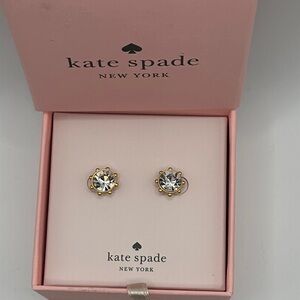 Kate Spade Gold and Silver Crystal Earrings